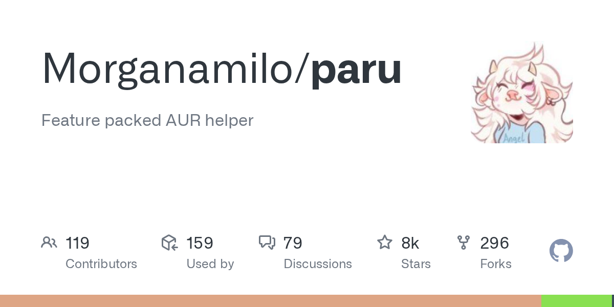 Feature packed AUR helper. Contribute to Morganamilo/paru development by creating an account on GitHub.