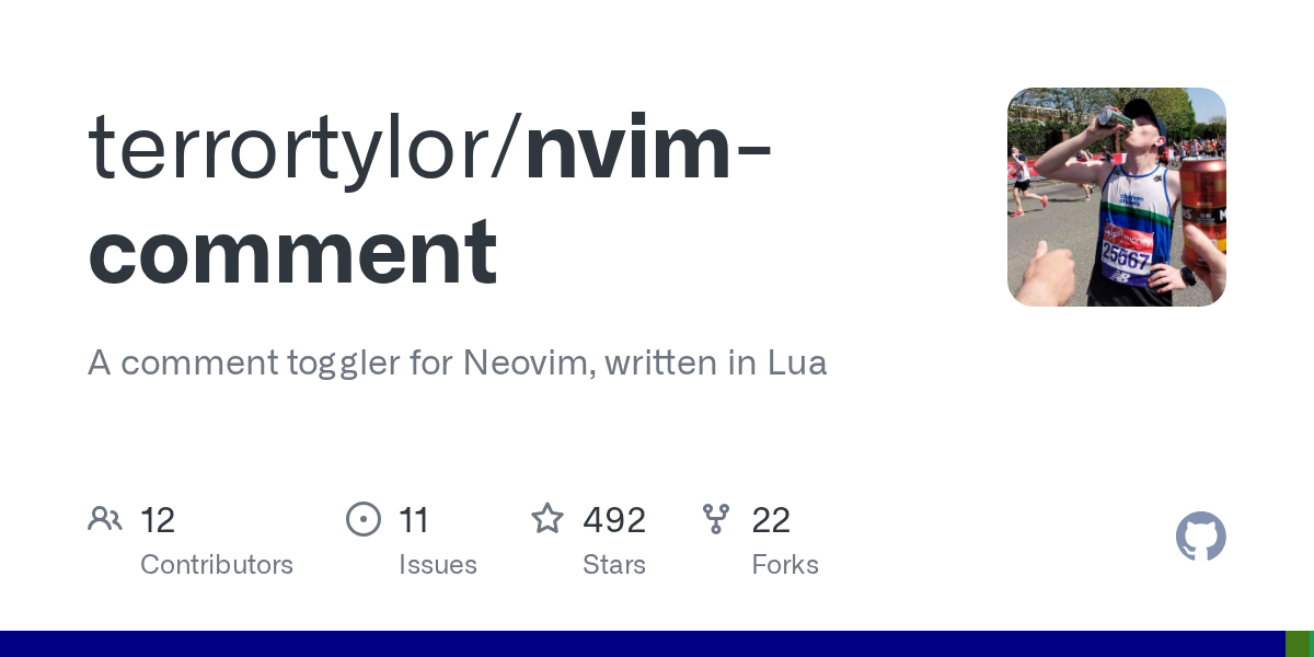 A comment toggler for Neovim, written in Lua. Contribute to terrortylor/nvim-comment development by creating an account on GitHub.