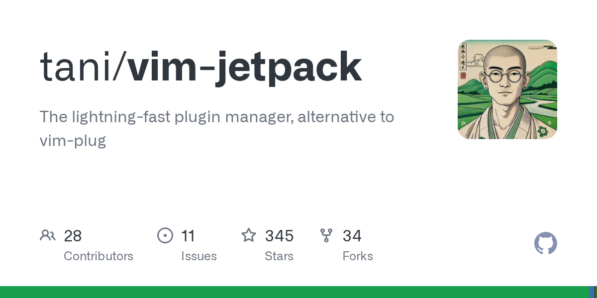 The lightning-fast plugin manager, alternative to vim-plug - tani/vim-jetpack